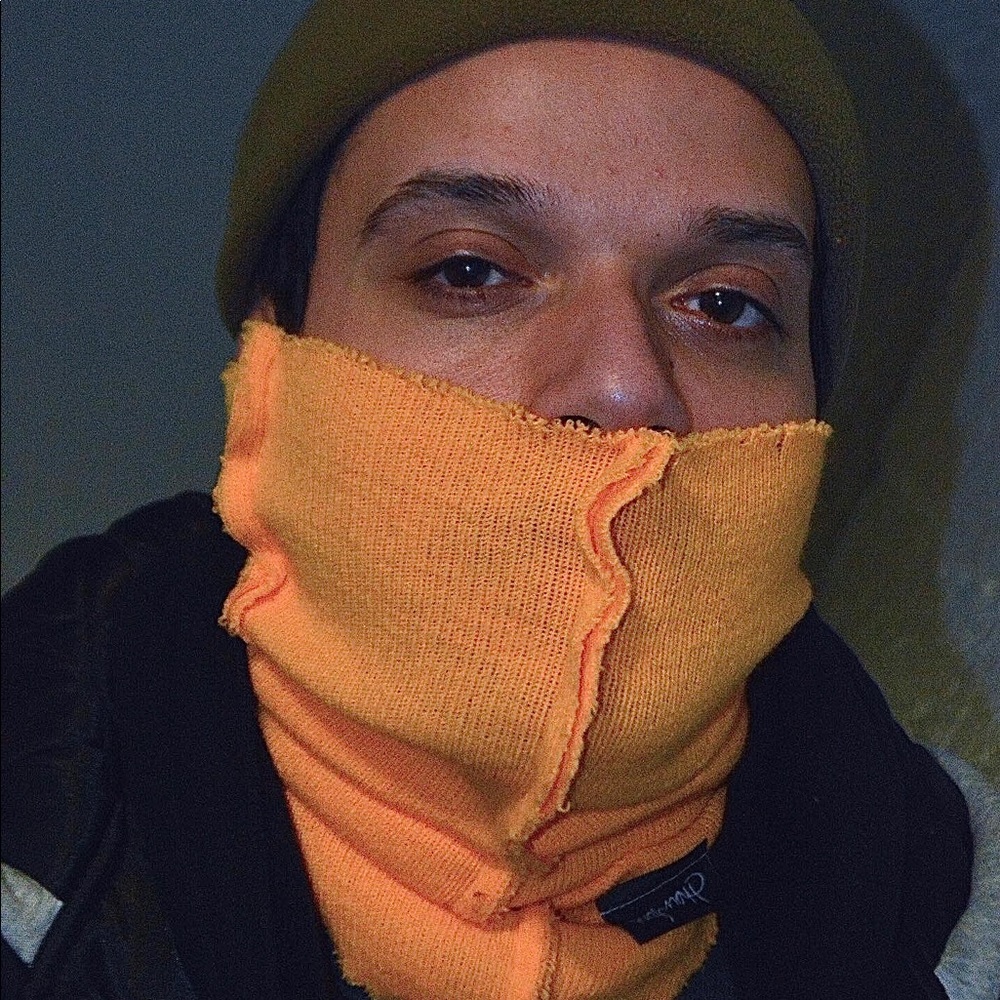 Medusa Knit Winter Scarf | Phantom